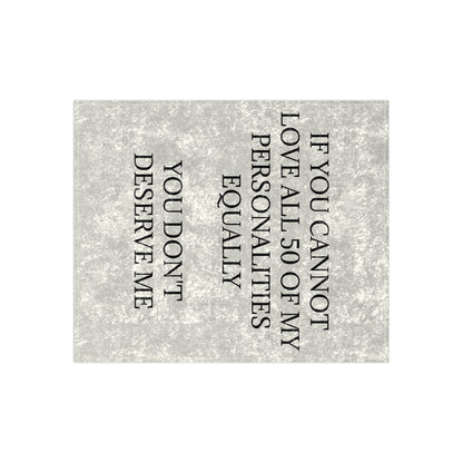 50 Personalities Velvet Blanket