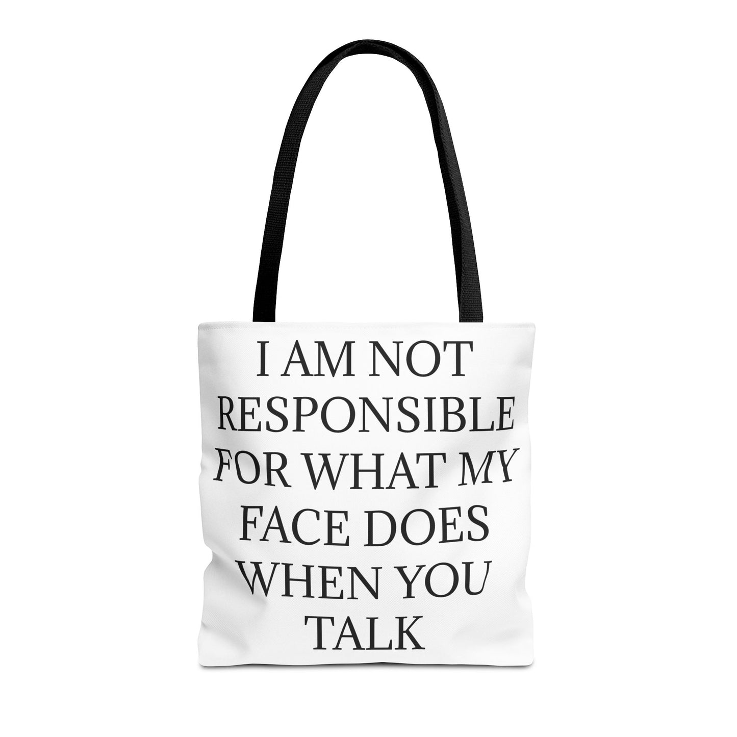 When You Talk Tote Bag