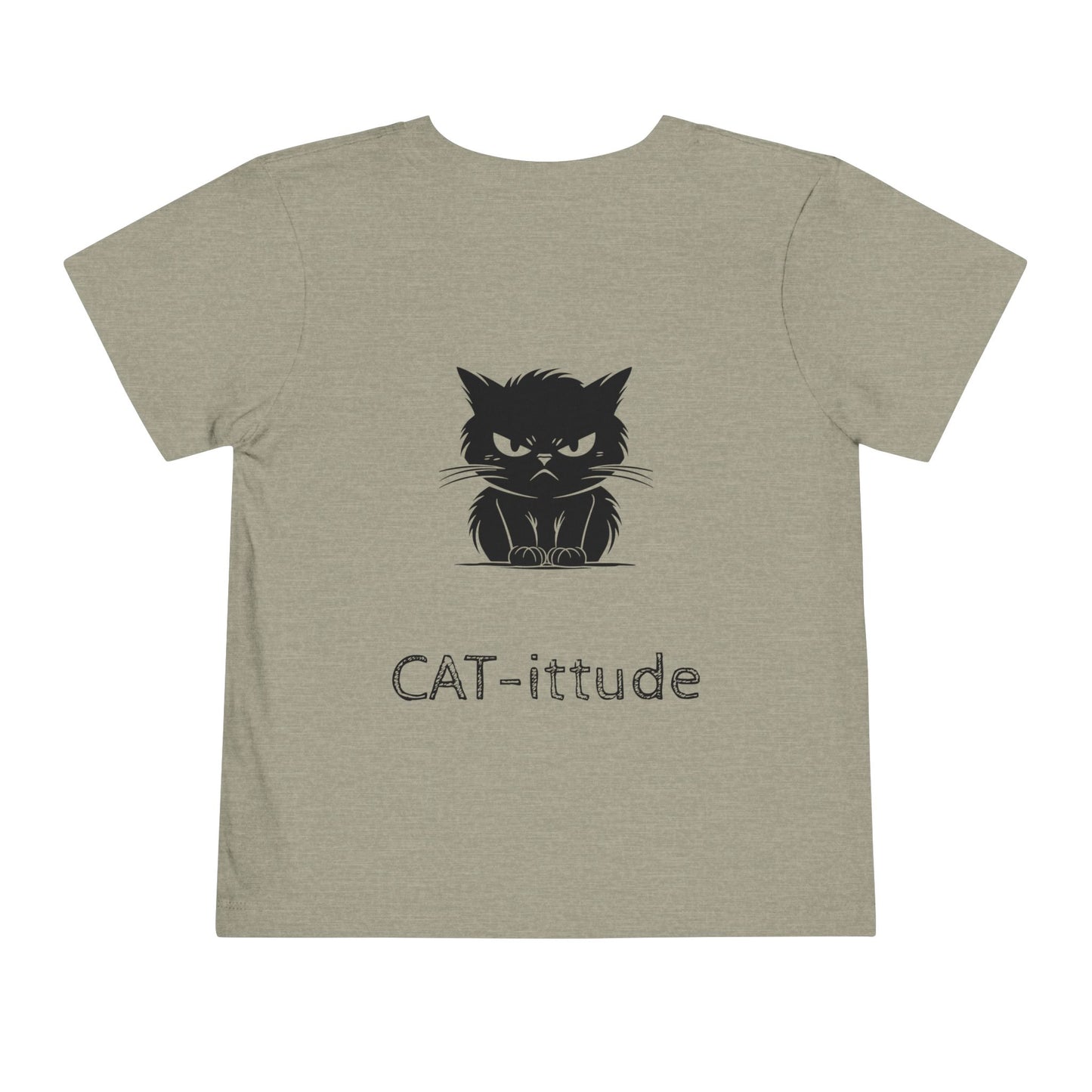 CAT-itude Toddler Unisex Short Sleeve Crewneck Tee