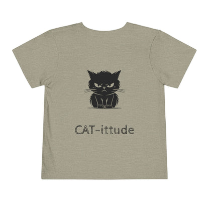 CAT-itude Toddler Unisex Short Sleeve Crewneck Tee