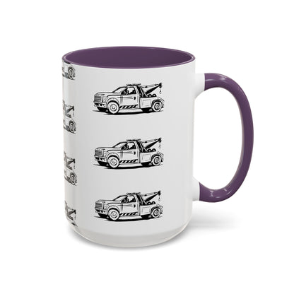 Wheel Lift Tow Truck 2-Tone Coffee Mug