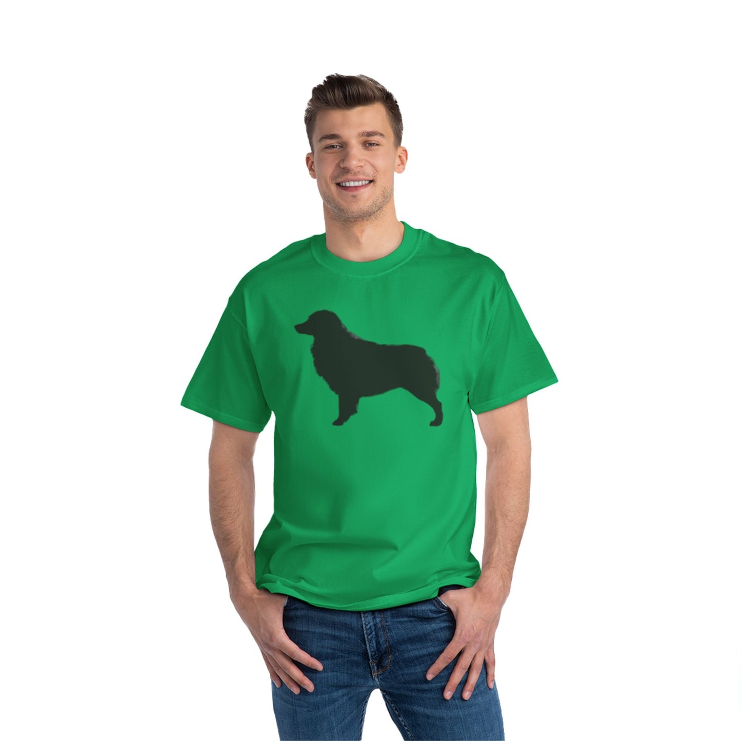 Aussie Silhouette Men's Short-Sleeve Crewneck Tee
