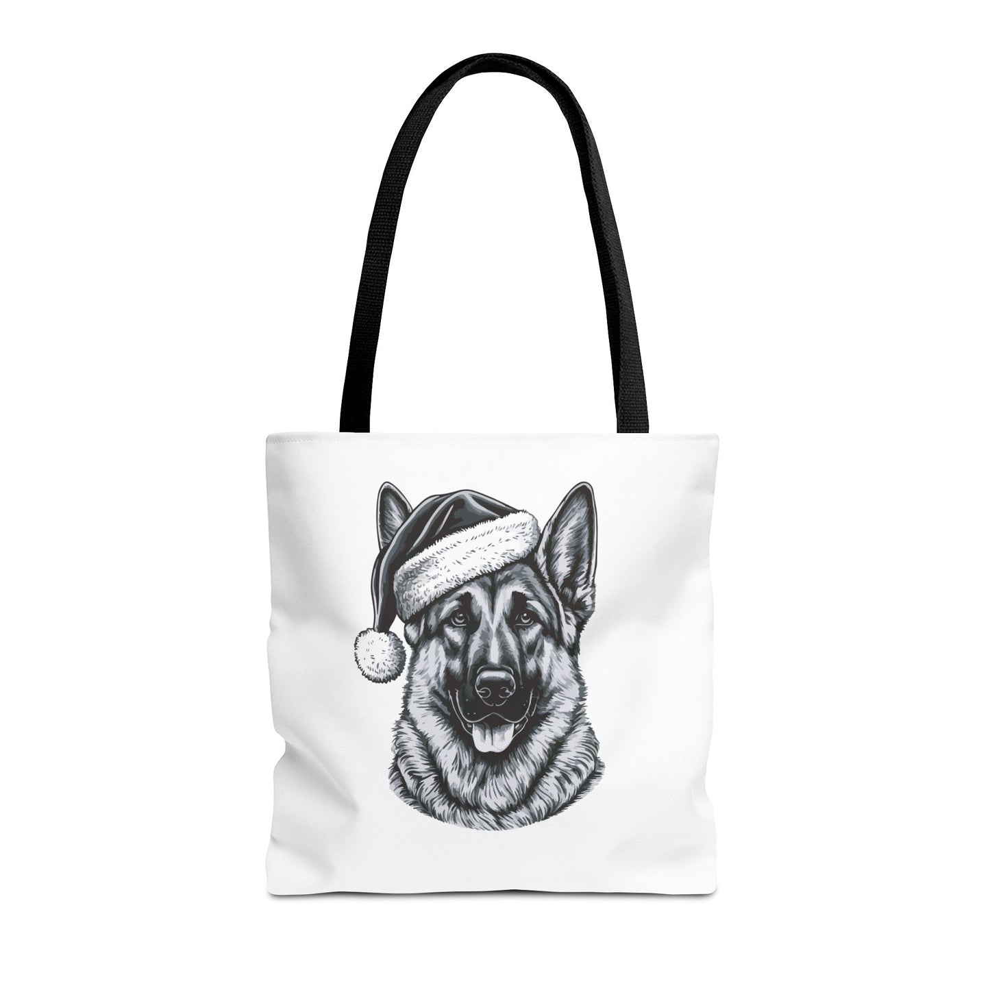 Santa Paws German Shepherd Tote Bag