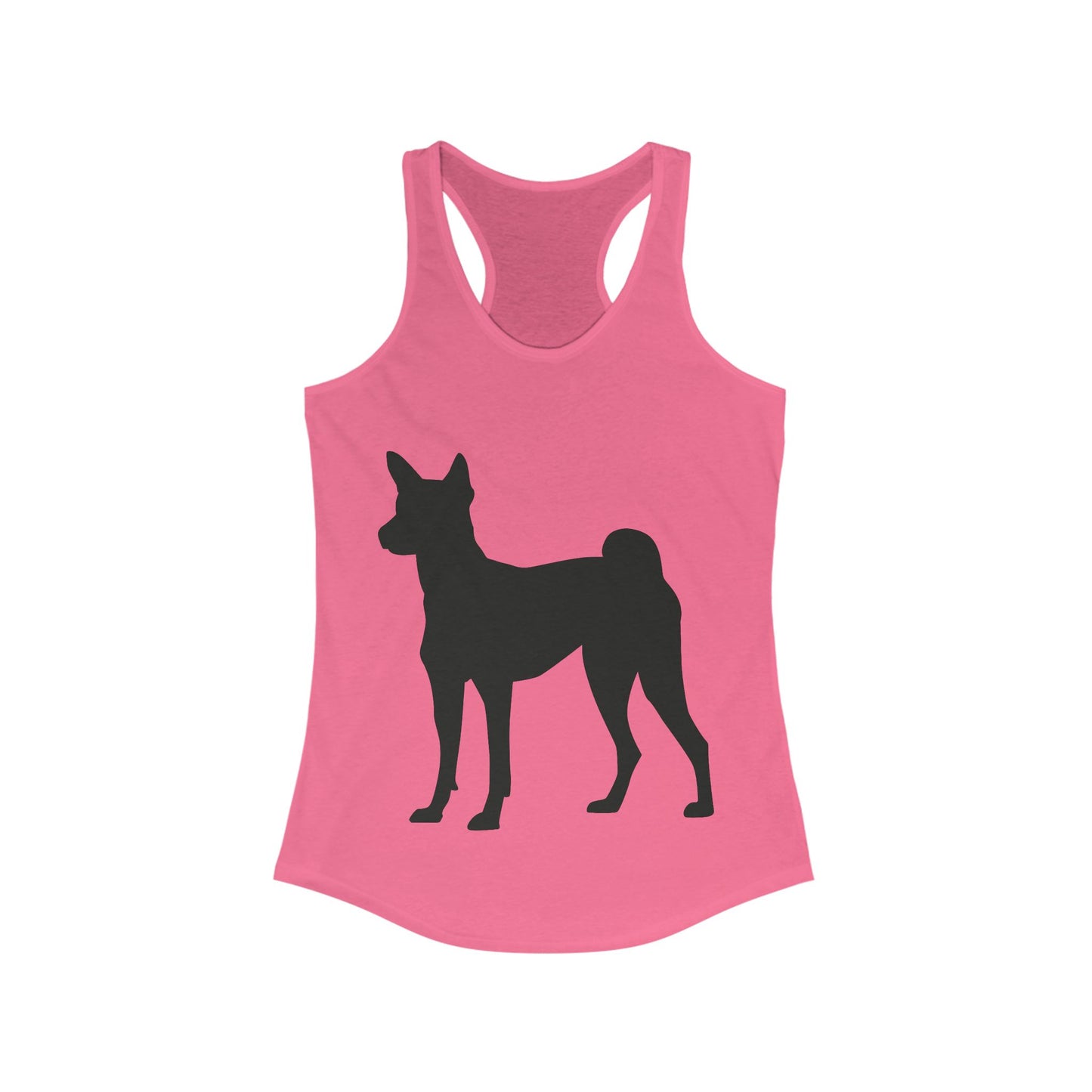 Basenji Silhouette Women's Racerback Tank