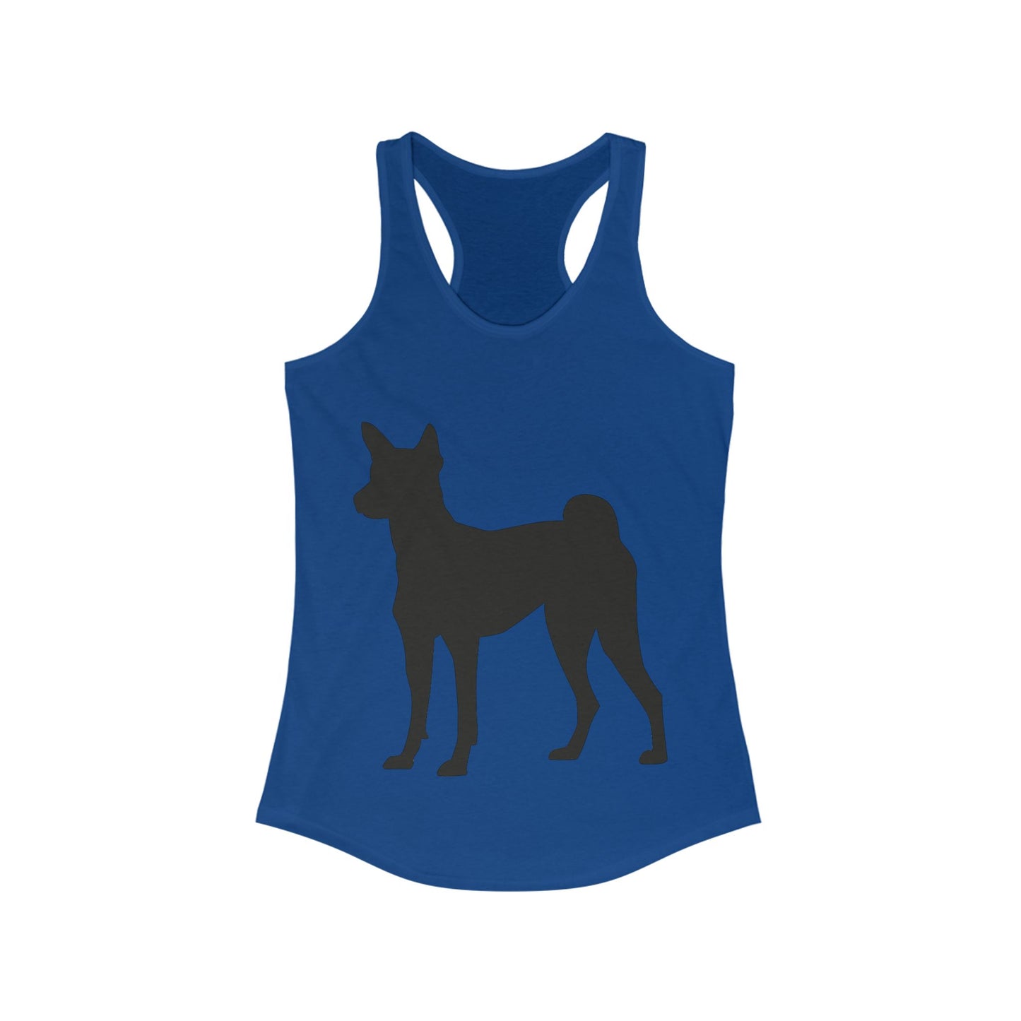 Basenji Silhouette Women's Racerback Tank