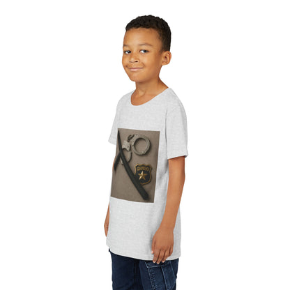 Law Enforcement Appreciation Youth Unisex Short Sleeve Crewneck Tee