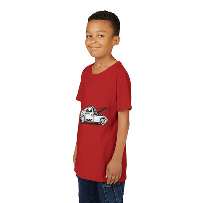Wheel Lift Tow Truck Youth Unisex Short Sleeve Crewneck Tee