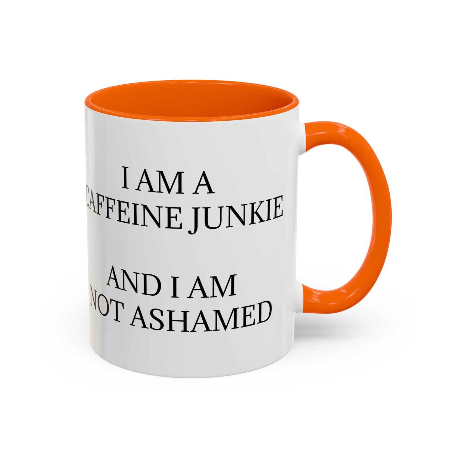 Caffeine Junkie 2-Tone Coffee Mug