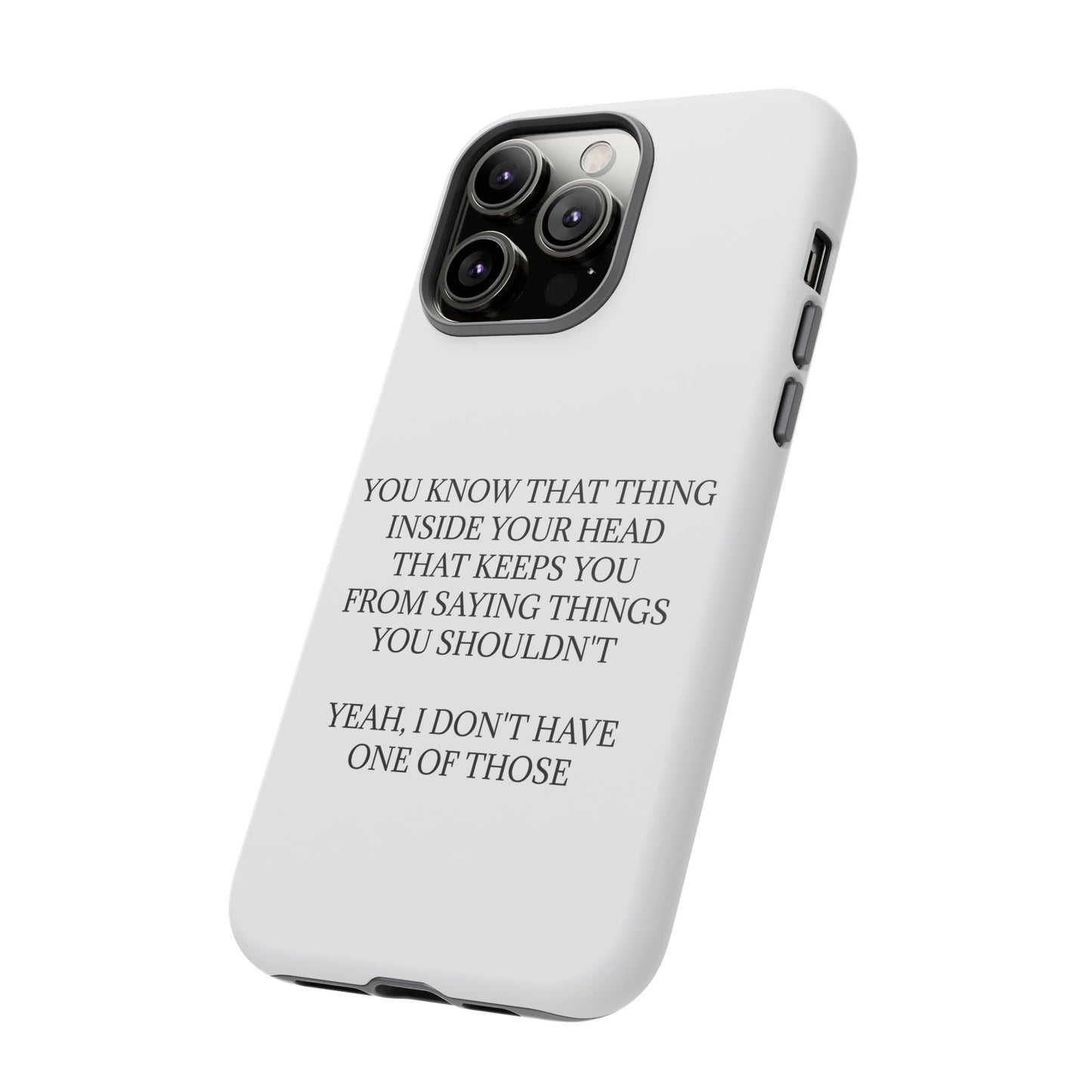 No Filter iPhone Case
