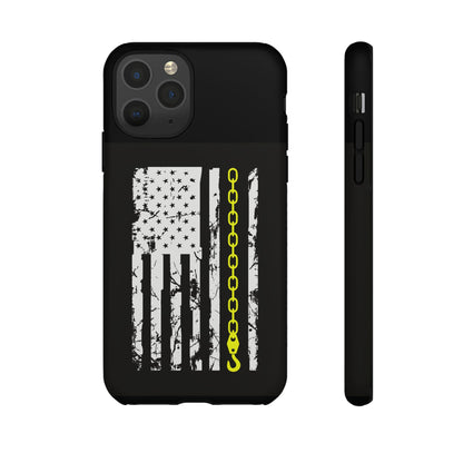 Thin Yellow Line iPhone Case