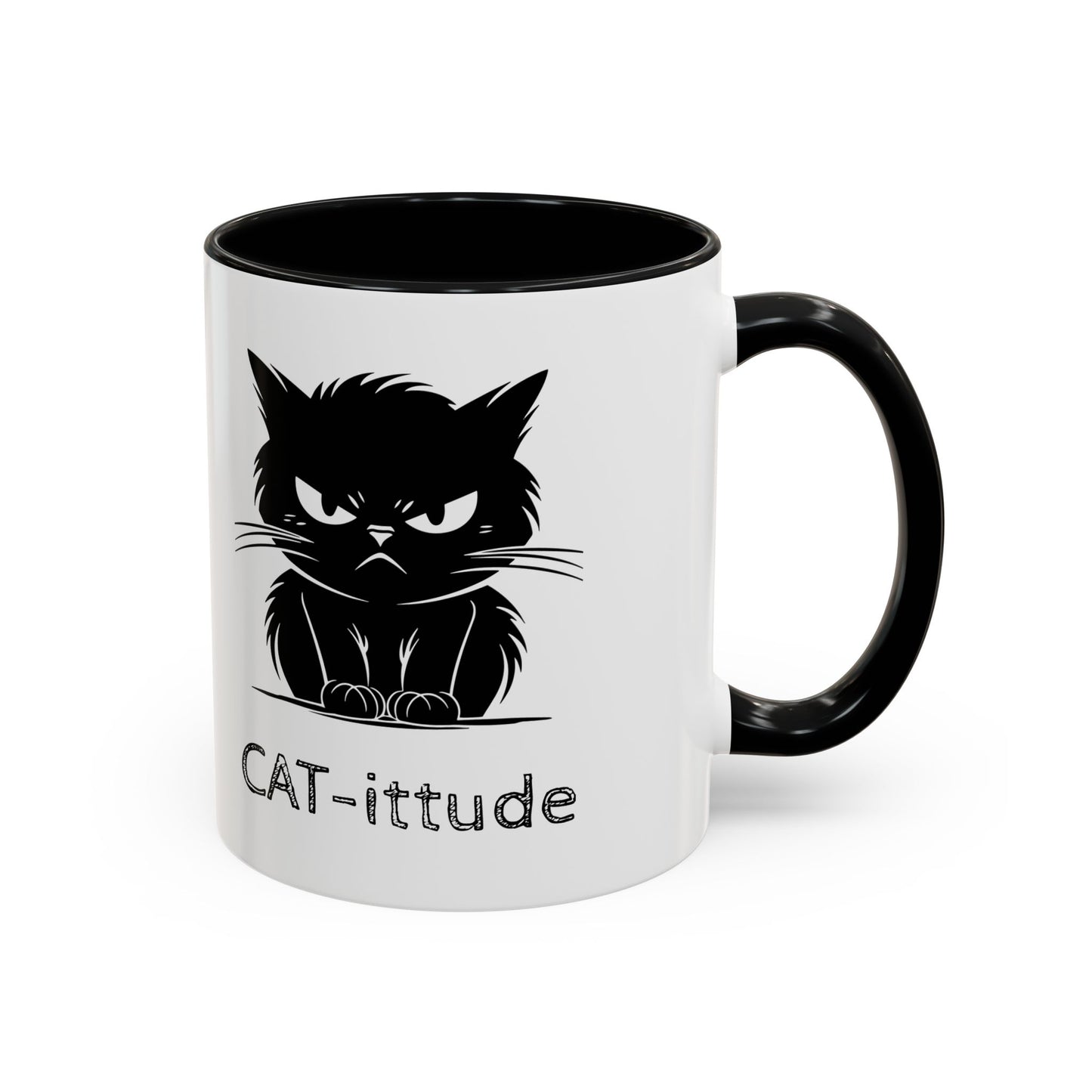 CAT-ittude 2-Tone Coffee Mug