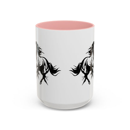 Horsin' Around 2-Tone Coffee Mug