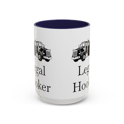 Legal H**ker Heavy Tow Truck 2-Tone Coffee Mug