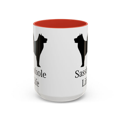 Sasshole Life 2-Tone Coffee Mug
