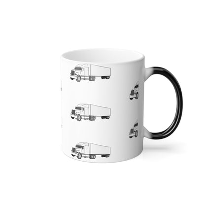 Semi Truck Color Changing Mug
