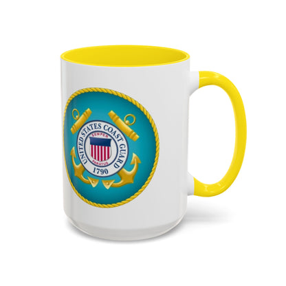 US Coast Guard 2-Tone Coffee Mug