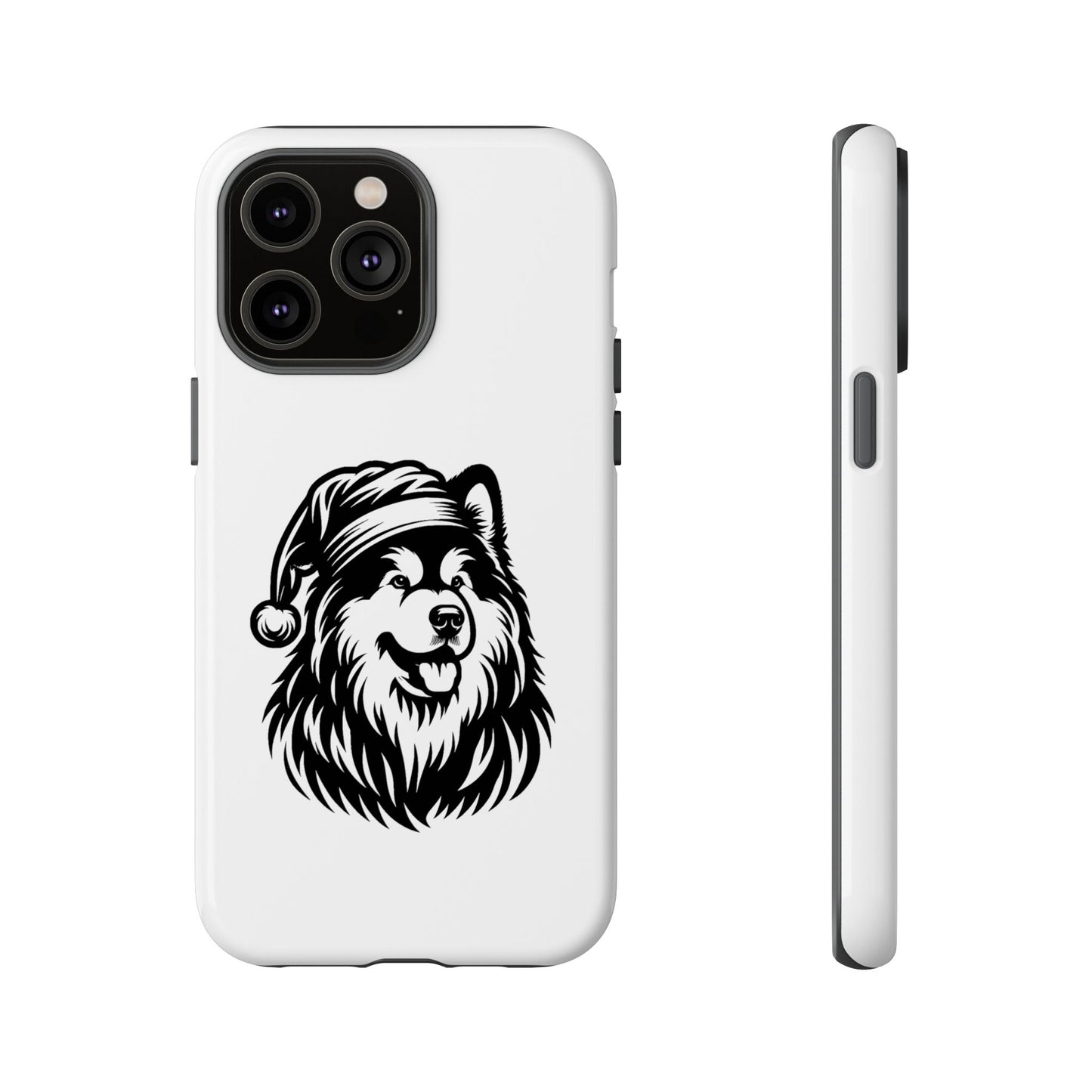Santa Paws Malamute iPhone Case