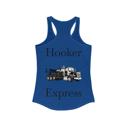 H**ker Express Heavy Tow Truck Women's Racerback Tank