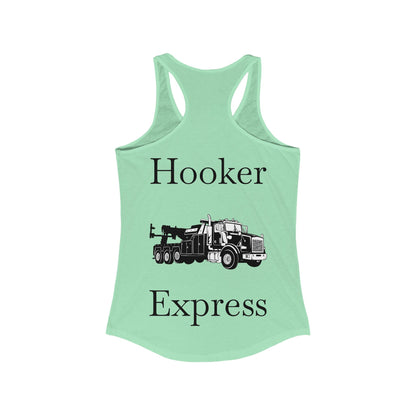 H**ker Express Heavy Tow Truck Women's Racerback Tank
