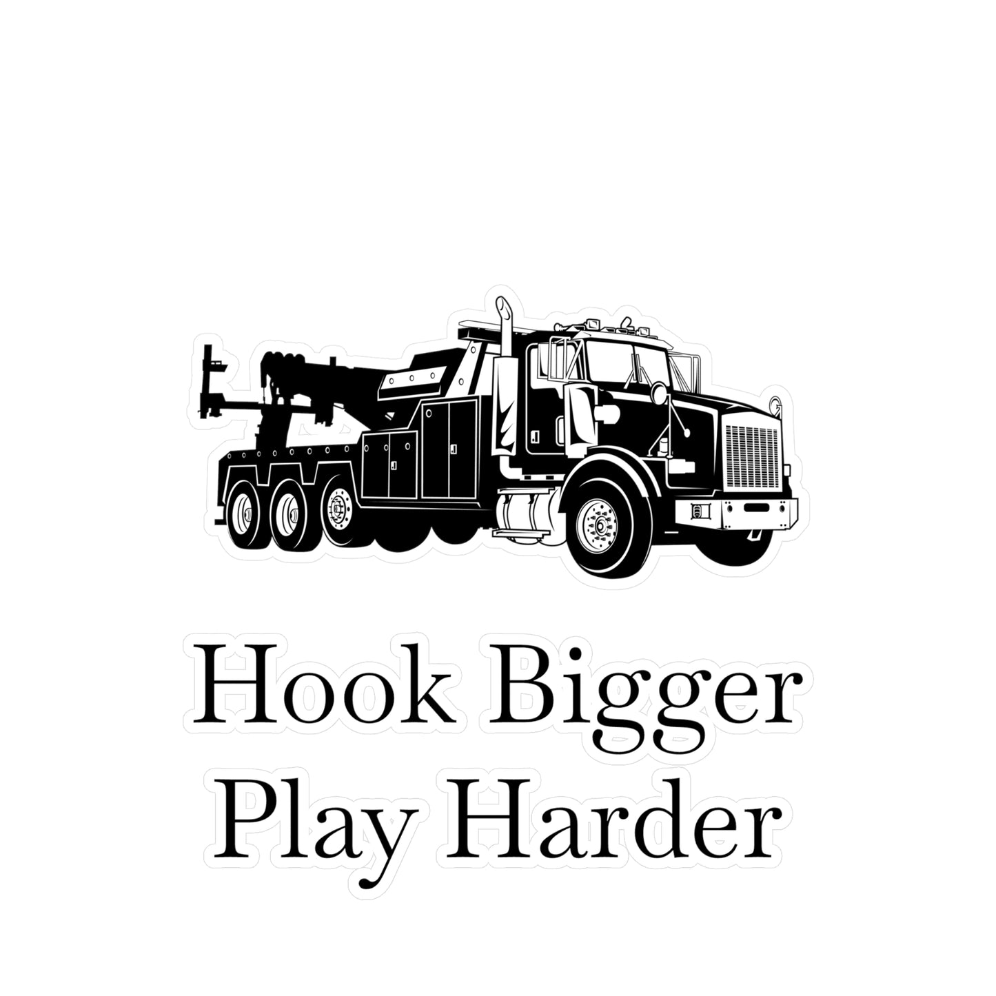Hook Bigger Vinyl Decal