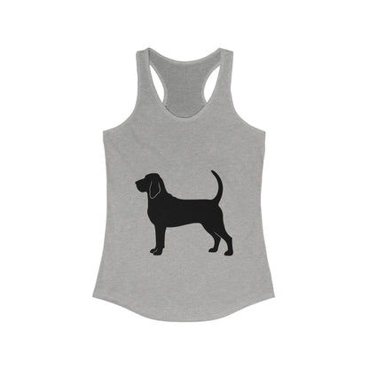 Bloodhound Silhouette Women's Racerback Tank