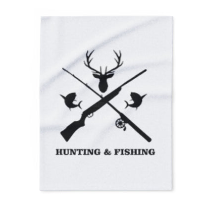 Hunting/Fishing Arctic Fleece Blanket