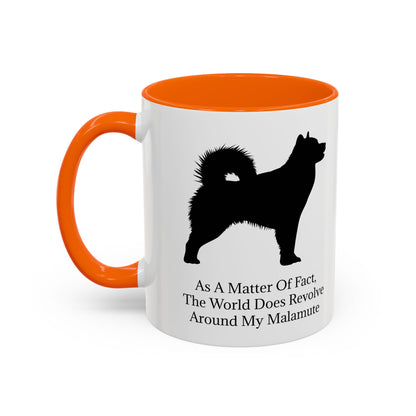 Matter Of Fact Malamute 2-Tone Coffee Mug