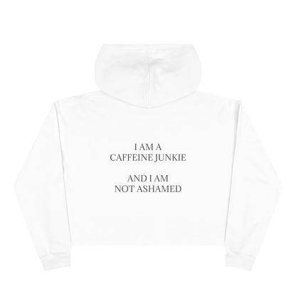 Caffeine Junkie Women's Crop Hoodie