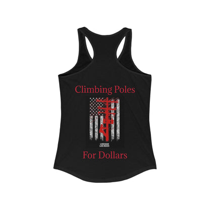 Climbing Poles Women's Racerback Tank