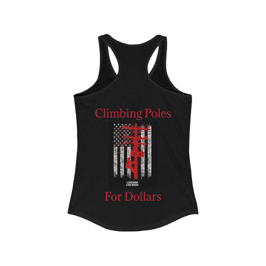 Climbing Poles Women's Racerback Tank
