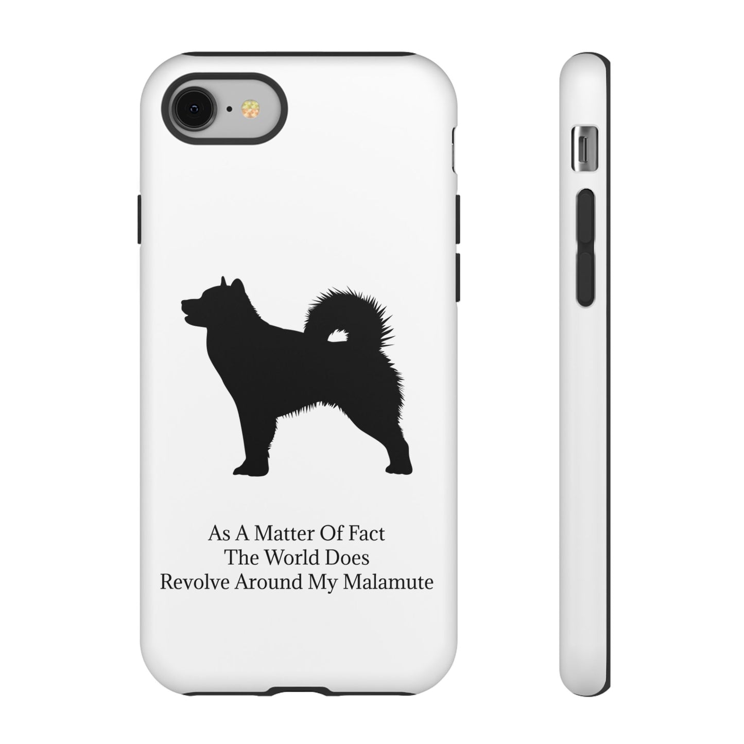 Matter Of Fact Malamute iPhone Case
