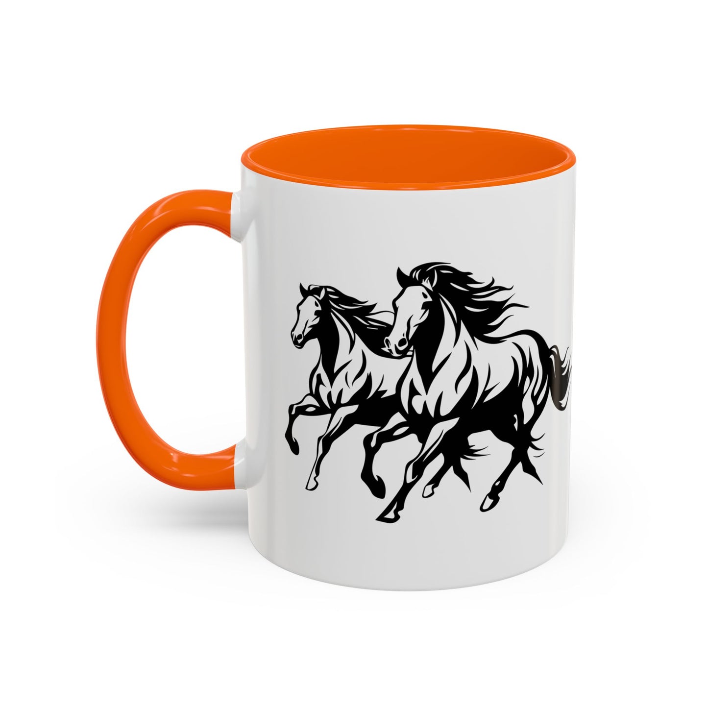 Horsin' Around 2-Tone Coffee Mug