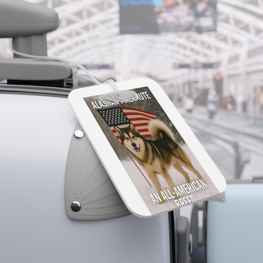 All-American Breed Luggage Tag