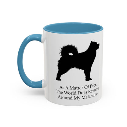 Matter Of Fact Malamute 2-Tone Coffee Mug