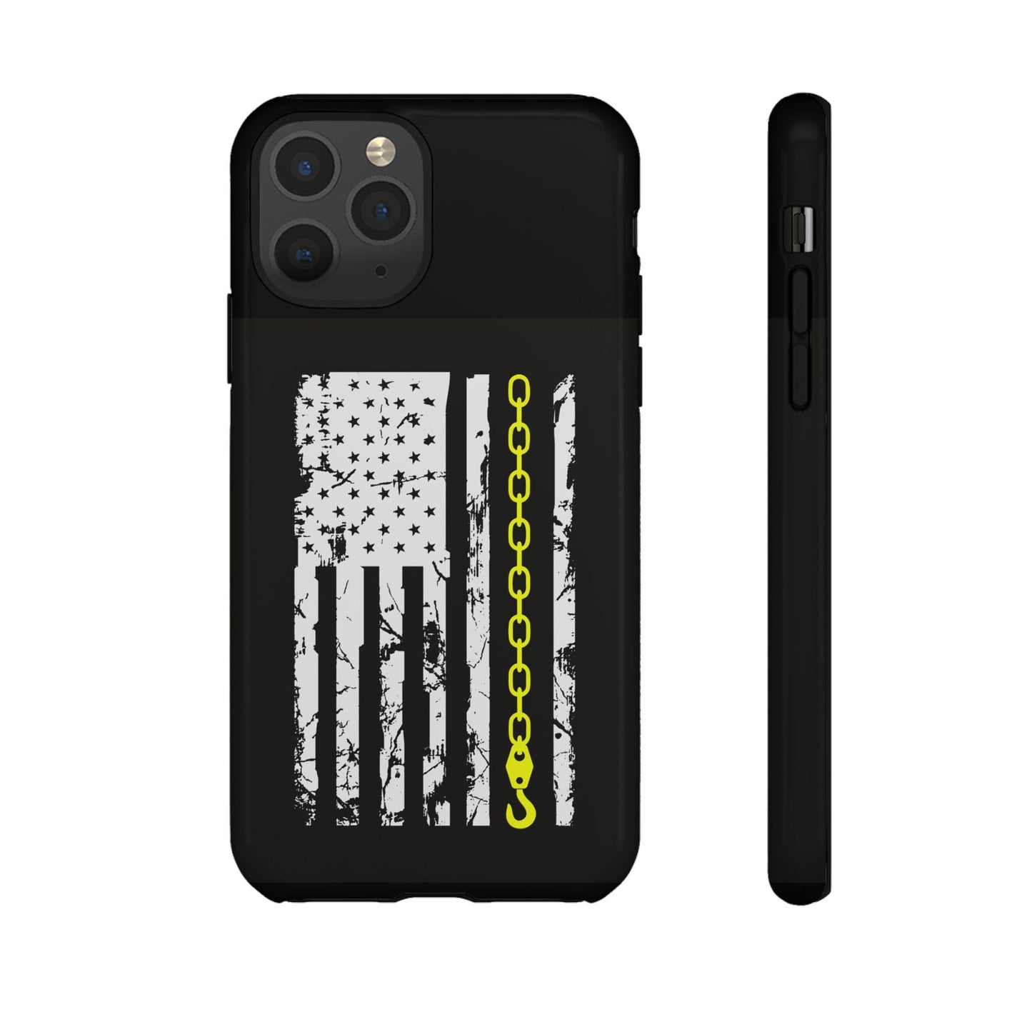 Thin Yellow Line iPhone Case
