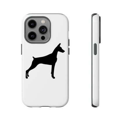 Doberman Silhouette iPhone Case