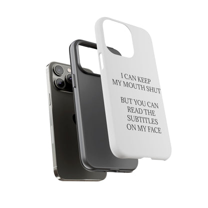 Subtitles iPhone Case