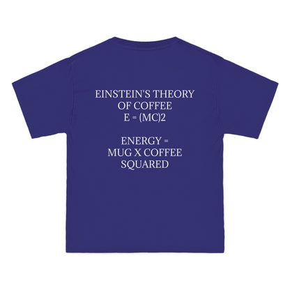 Einstein's Theory Of Coffee Men's Short-Sleeve Crewneck Tee
