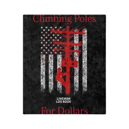 Climbing Poles Velveteen Microfiber Blanket