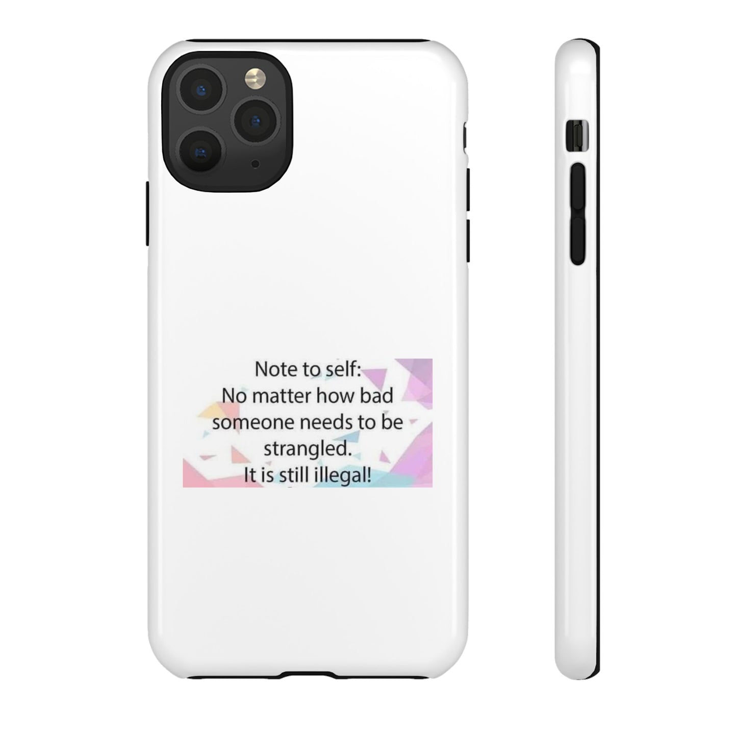 Note To Self iPhone Case