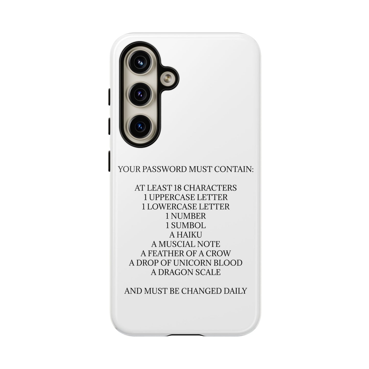 Password Samsung Case