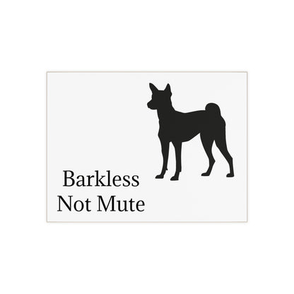Barkless Not Mute Ceramic Photo Tile
