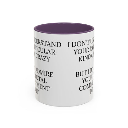 Kind Of Crazy 2-Tone Coffee Mug