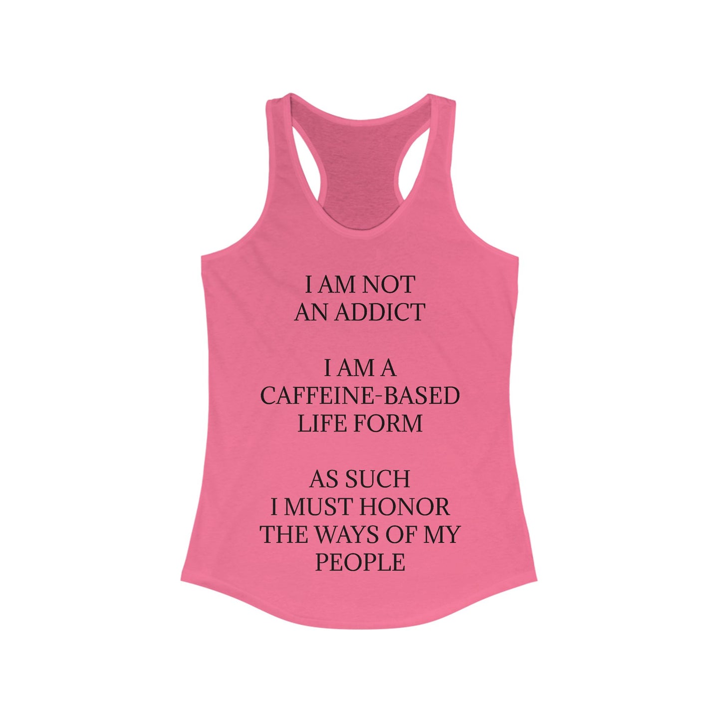 Not An Addict Women's Racerback Tank