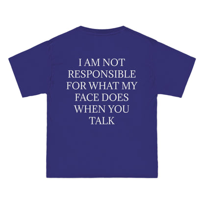 When You Talk Men's Short-Sleeve Crewneck Tee