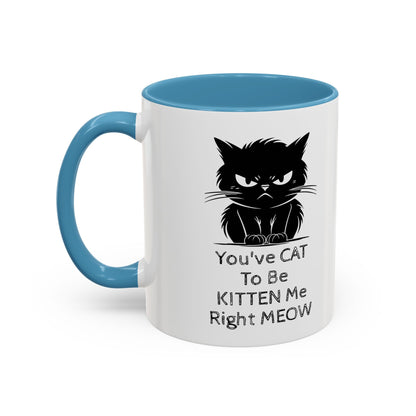 Kitten Me 2-Tone Coffee Mug