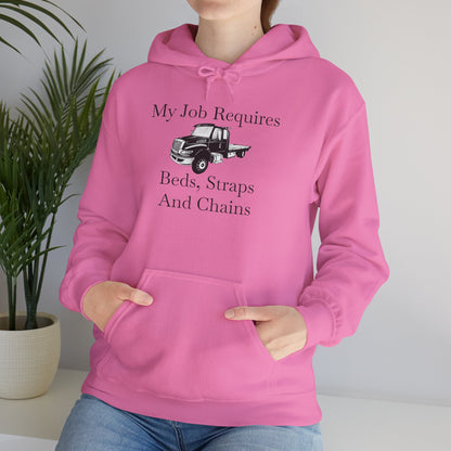Beds, Straps, And Chains Unisex Hoodie