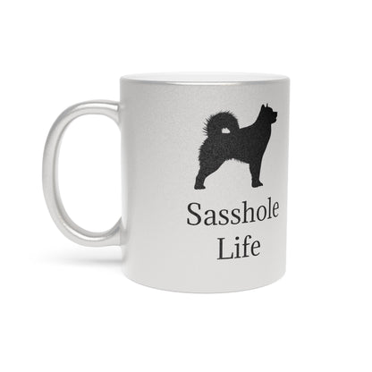 Sasshole Life Metallic Coffee Mug