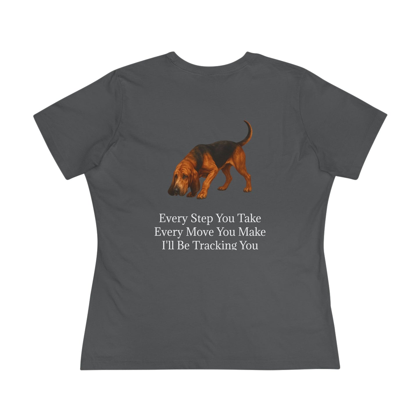 Tracking You Women's Short Sleeve Crewneck Tee