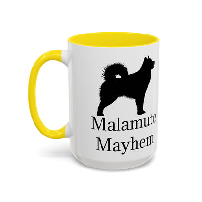 Malamute Mayhem 2-Tone Coffee Mug